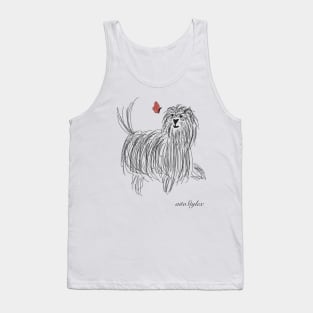 Drawing a dog. Tank Top